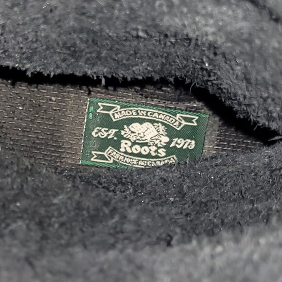 Roots Tall Black Leather Boots - Size 6 - Picture 7 of 8